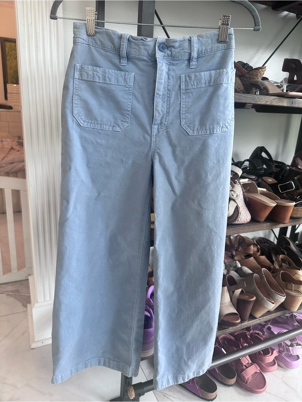Point Sur for J Crew Wide leg Crop Pant
